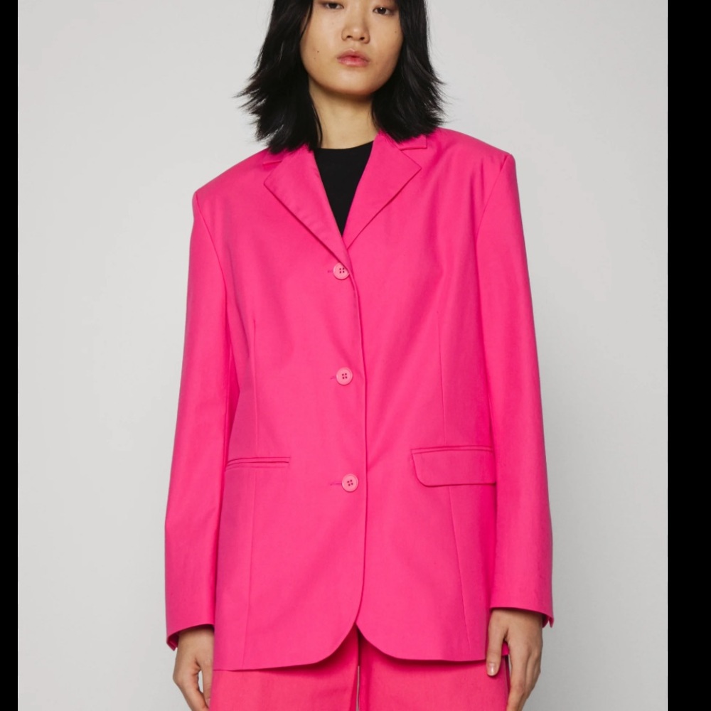 Samsoe Samsoe Iris Blazer In Honeysuckle Pink small